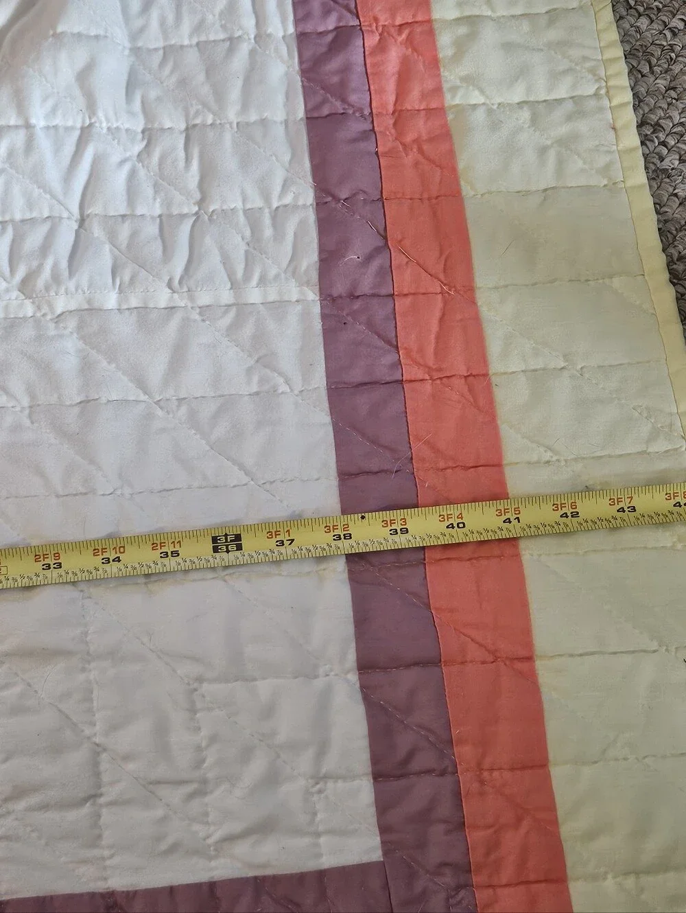 Vintage Handmade Star Quilt